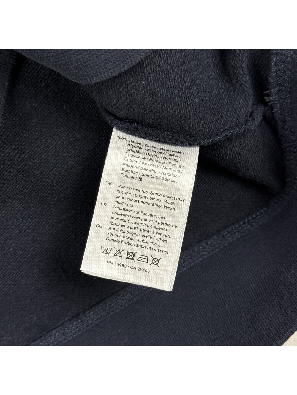 Helly Hansen CANADA Ski Team Sweatshirt Olympics 1920-2020 Men L 100th Team Navy - Picture 8 of 10